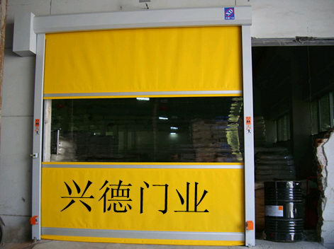 興德透明快速自動(dòng)卷簾門(mén) 帆布快速門(mén)廠家